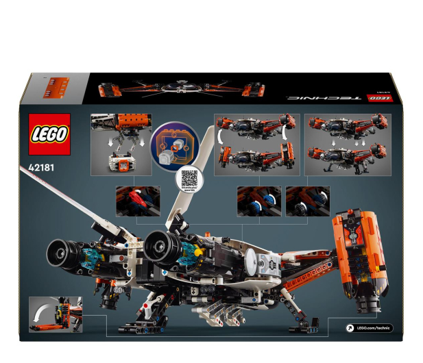 LEGO Technic 42181 Transportowy statek kosmiczny VTOL LT81 - 1220590 - zdjęcie 6